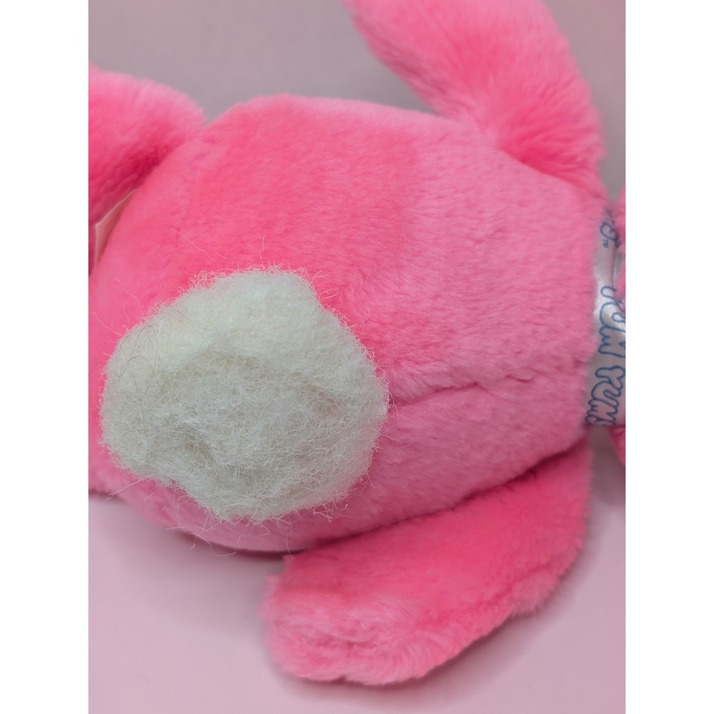 Vintage 1989 Yum Yum Pink Bunny Plush Cookie Candy Hearts Valentine Stuffed - Picture 10 of 13